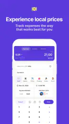 Trabee Pocket - 旅行経費ノート screenshot