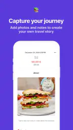 Trabee Pocket - 旅行経費ノート screenshot