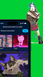 Tumblr—ファンサイト、アート、カオス screenshot