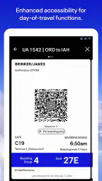 United Airlines screenshot