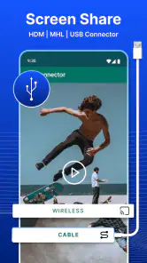 USB画面共有 - スマホからテレビへ screenshot