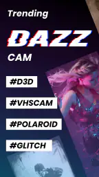VHS Cam: glitch photo effects screenshot