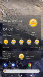 Weather & Clock Widget Plus screenshot