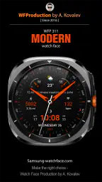 WFP 311 Modern watch face screenshot