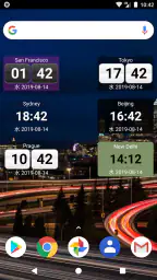 World Clock Widget screenshot