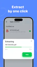 ZipSafe アーカイバー & エクストラクター screenshot