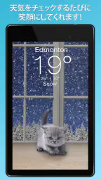 お天気ネコ (Weather Kitty) screenshot