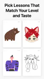 お絵描きアプリ、ペイント、塗り絵・ ArtWorkout screenshot
