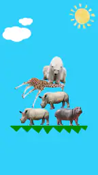どうぶつタワーバトル - のんびりオンライン対戦ゲーム screenshot