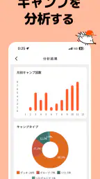 キャンプ場マップ＆キャンプ記録 - tents screenshot