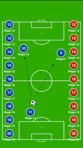 コーチ戦術的なボード-サッカー screenshot