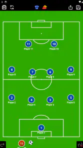 コーチ戦術的なボード-サッカー screenshot