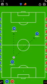 コーチ戦術的なボード-サッカー screenshot