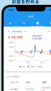 ザックリ収支管理-シンプルな収支表アプリ screenshot