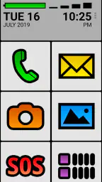 シニア向け BIG Launcher screenshot