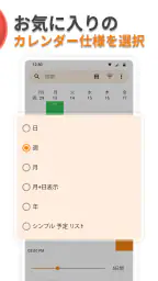 シンプルカレンダー プロ screenshot