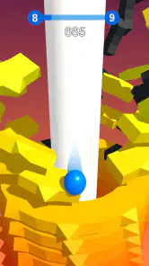 スタックボール - 積み上げられた台座を砕いていこう  screenshot