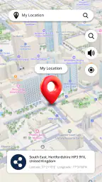ストリートビューの地図とナビゲーション screenshot