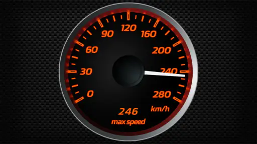 スピードメーターと車の音 screenshot