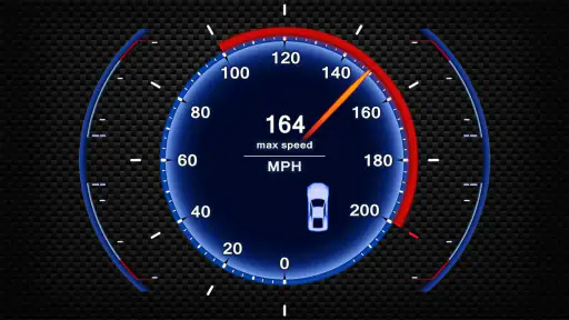 スピードメーターと車の音 screenshot