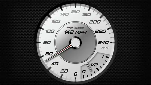 スピードメーターと車の音 screenshot