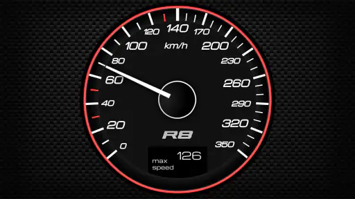 スピードメーターと車の音 screenshot
