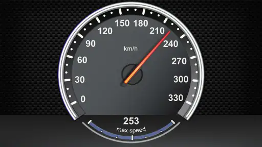 スピードメーターと車の音 screenshot