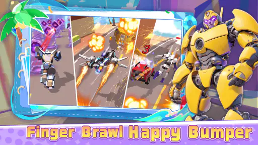 スマッシュカー：ロボットレーシング screenshot