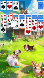 ソリティアクラシック：ペットタウン screenshot