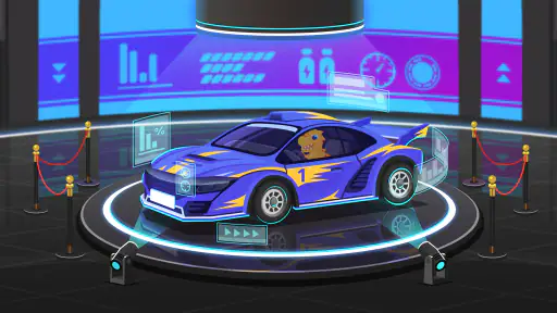 ディノソープログラミング3 - 子供向け知育レースゲーム screenshot