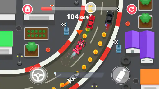 ディノソープログラミング3 - 子供向け知育レースゲーム screenshot