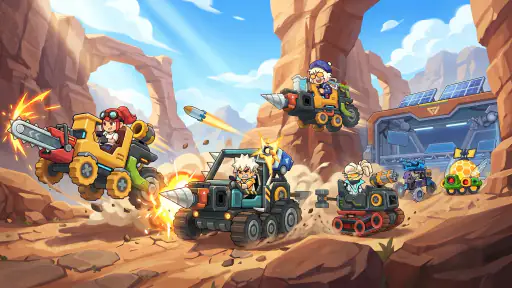 バトルカー：作って戦え screenshot