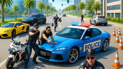 パトカーのゲーム: 警察官ゲーム screenshot