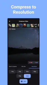 ビデオ圧縮 - サイズ変更 screenshot