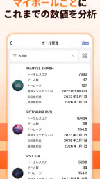 ボスク:ボウリングスコア記録と平均計算アプリ screenshot