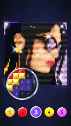 マジックダイヤモンドアート:数字で塗り絵 screenshot