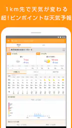 マピオン超ピンポイント天気 - 1km四方天気・雨雲レーダー screenshot