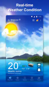 リアルタイムの正確な天気予報 screenshot