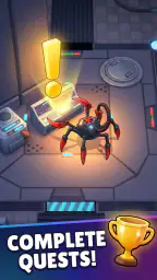 ロボット・スパイダー：放置系RPG screenshot