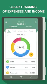 予算と経理、財務、お金、経費トラッカ、お金管理、収入、貯金 screenshot