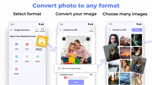 写真PDF・PNG JPG変換 - 画像圧縮対応 screenshot