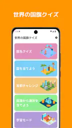 国旗クイズ：世界のすべての国の国旗！楽しく学ぼう！ screenshot