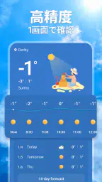地域の天気予報＆天気ウィジェット screenshot