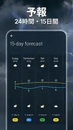 地域の天気予報＆天気ウィジェット screenshot