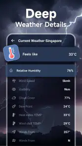 天気予報- よく当たる天気予報・荒天警報・綺麗なウィジェット screenshot