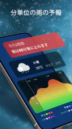 天気予報 - 台風警報、ライブレーダー、ウィジェット screenshot
