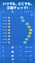 天気天気 - 気温に合った服装がわかる天気予報アプリ screenshot