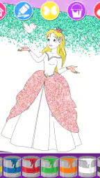 子供のためのプリンセス・カラーリング screenshot