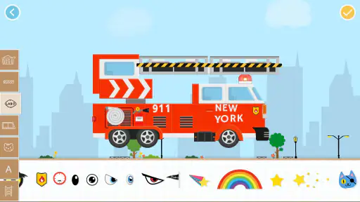 子供のためのレンガのCar2ビルドゲーム-パトカー消防車 screenshot