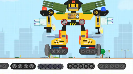 子供のためのレンガのCar2ビルドゲーム-パトカー消防車 screenshot